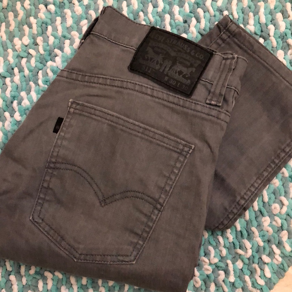 Grey Men’s Levi 511’s